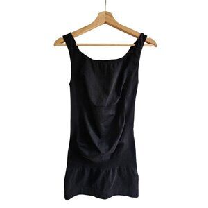 Blanqi Womens Maternity Tank Top In Black Seamless Knit Medium Support Size M